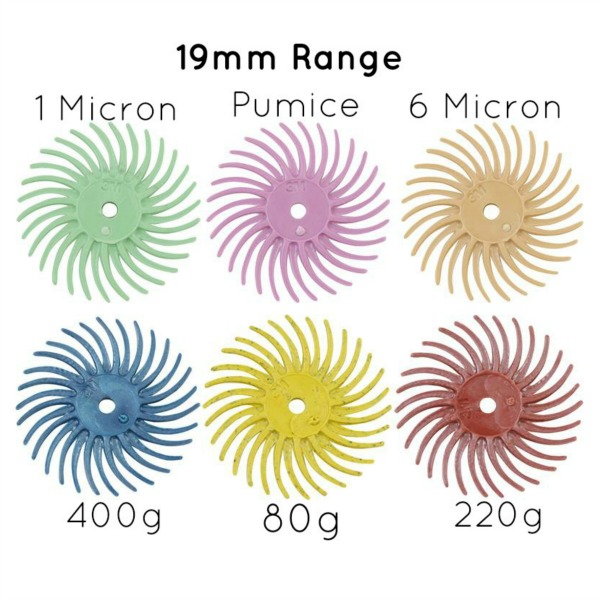 Small 3M Radial Discs 19mm