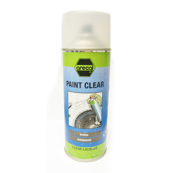 Arecal Clear Clear Lacquer for Stainless steel, Aluminium, chrome