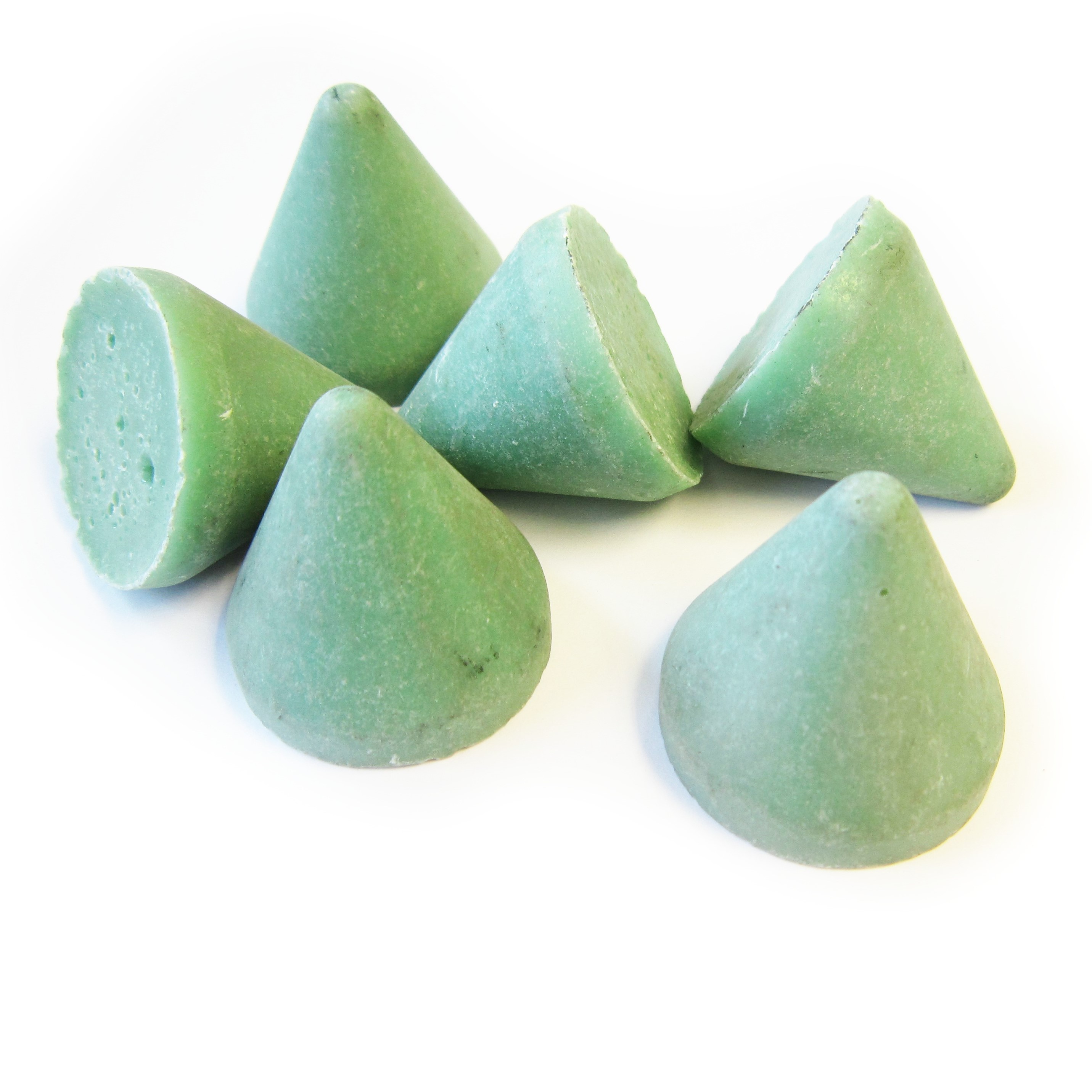 Plastic media for aluminum grinding, deburring for general use