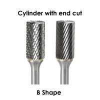 SGS Carbide Burr Cylinder B-Shape End Cut