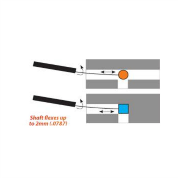 XEBEC Extended Deburring Tools for cross hole burr removal