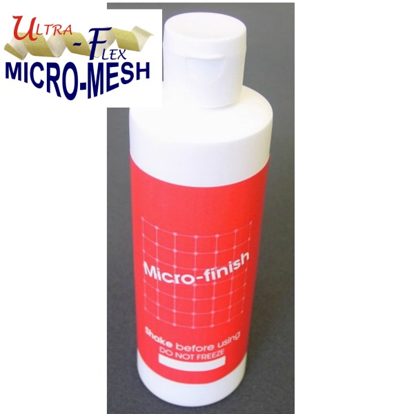 MicroFinish polish to remove residual haze on coatings, paint or