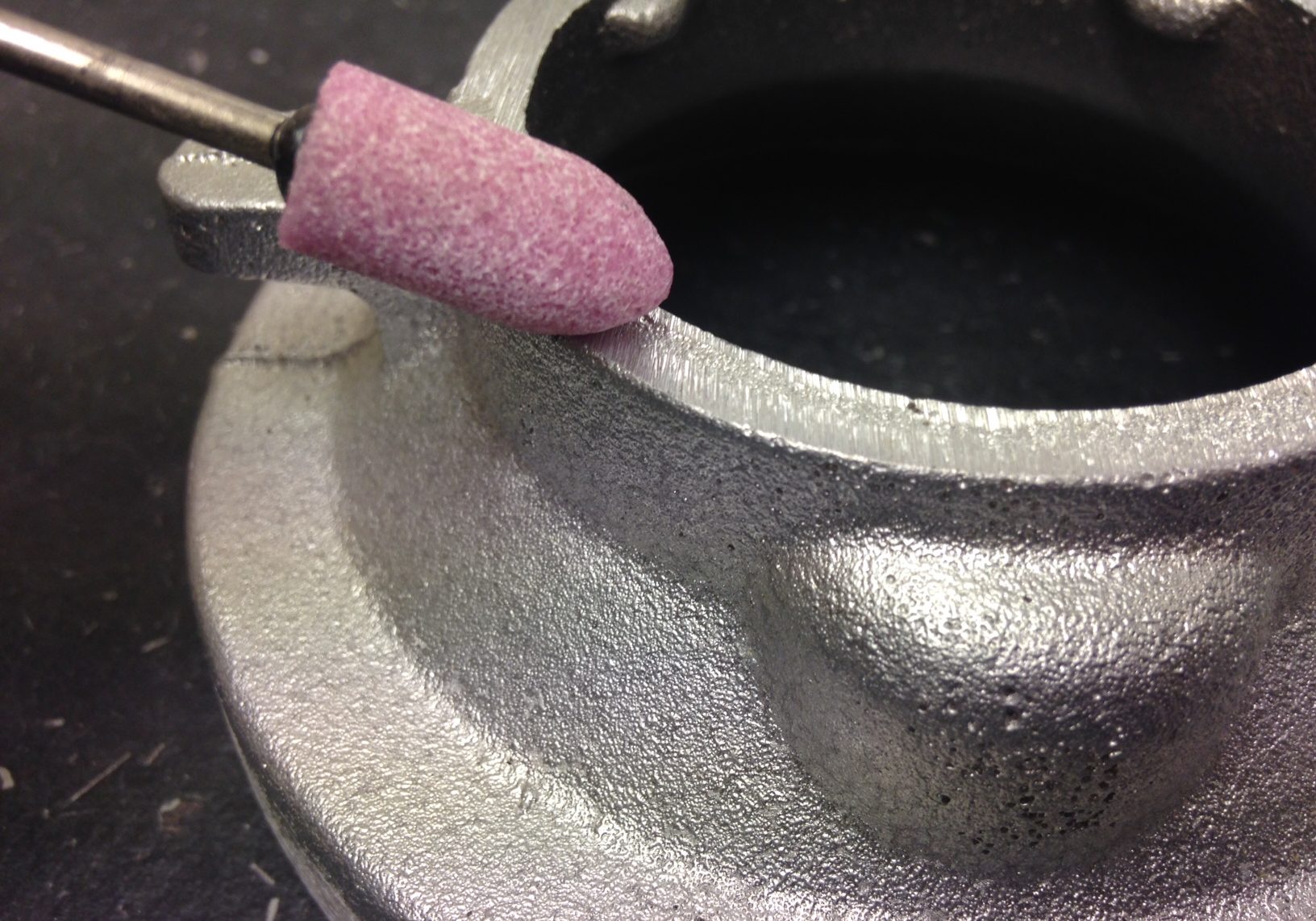 Pink Point finsihing cast aluminium